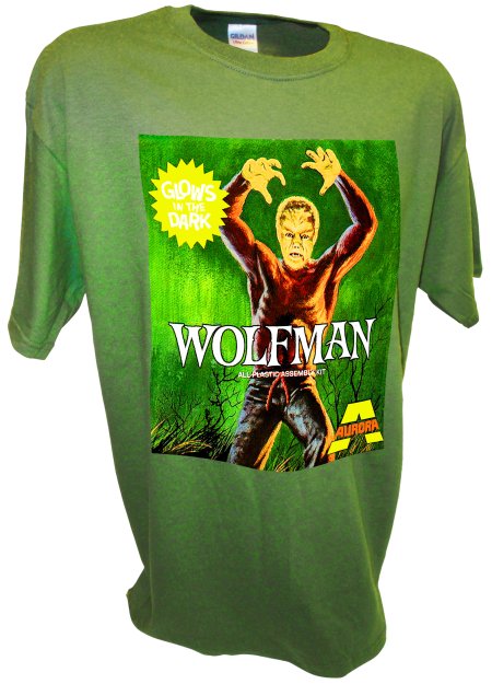 Wolfman Classic Horror Toy Model Werewolf green